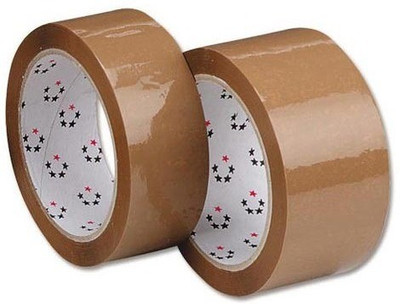 

Onlineshoppee Cac Single Sided Handheld Cello Tape (Manual)(Set of 2, Brown)