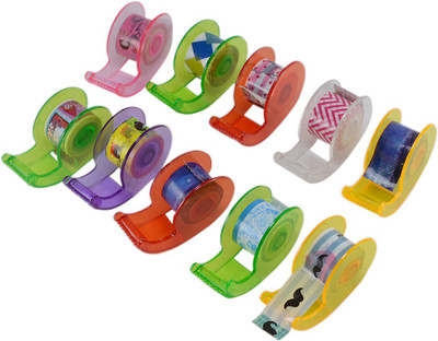 Saamarth Impex Single Sided Handheld Masking Tape (Manual)(Set of 10, Multicolor)