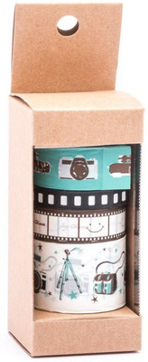 

The Craft Shop Single Sided Handheld Washi tape (Manual)(Multicolor)