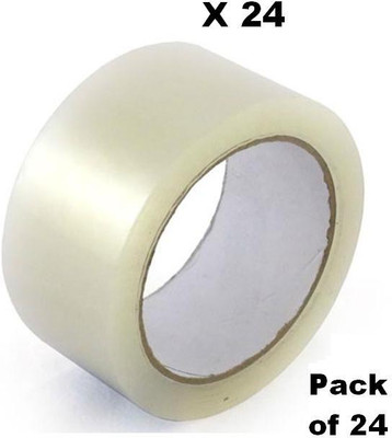 

EZPACK Single Sided Packing Tape Packing Tape, Ecommerce Sellers (NA)(Set of 24, TRANSPARENT)