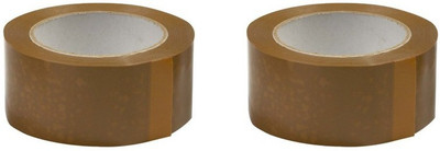 

HITECH PACKERS Single sided Handheld Cello Tape (Manual)(Set of 2, Brown)