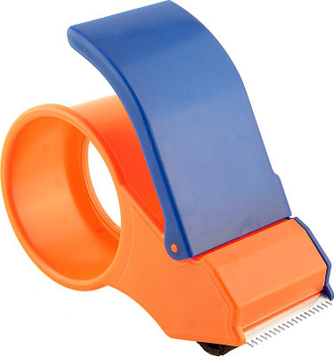 

Dragon Single Sided Handheld Tape Dispenser (Manual)(Set of 1, Orange / blue)