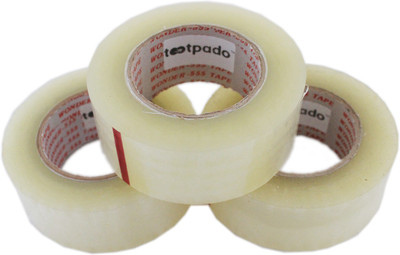

Tootpado Single Sided Tape(Set of 3, White)
