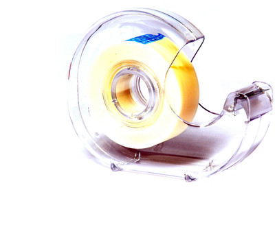 

Chrome Adhesive Single Sided Handheld Cello Tapes and Tape Dispenser Combo (Manual)(Set of 5, Opaque)