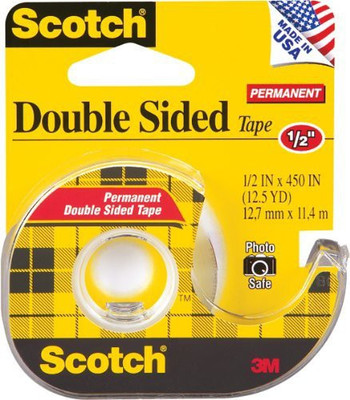 

Scotch Double Sided Handheld Cello Tapes (Manual)(Set of 1, White)