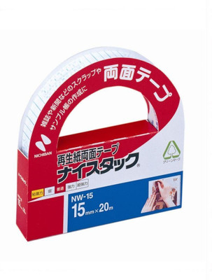 

Nichiban Double Sided Handheld Tissue tape (Manual)(Set of 1, Transparent)
