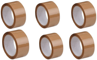

Kitchenery Single Sided Handheld Cello Tapes (Manual)(Set of 6, Brown)