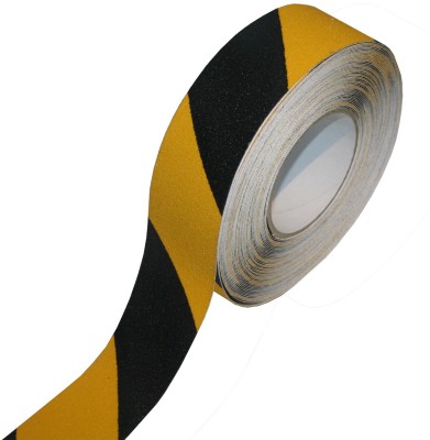 Bapna Single Sided Anti Slip Tape Anti Skid (Manual)(Set of 1, yellow/black)