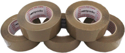 

Tootpado Single Sided Tape(Set of 5, Brown)