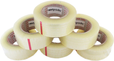 

Tootpado Single Sided Tape(Set of 6, White)