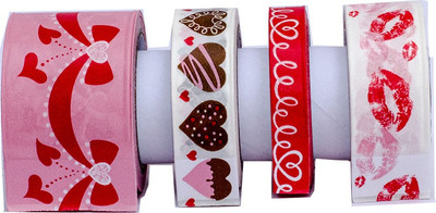 

TheCraftshop Single Sided Handheld Washi tape (Manual)(Set of 4, Multicolor)