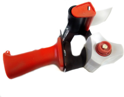 

BeeMall Single Side Handheld Tape Dispenser (Manual)(Set of 1, Red, Grey)