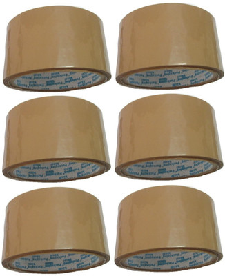 

Packaging Bazar 48mm X 45 meter Single Sided Handheld Cello Tapes (Manual)(Set of 6, Brown)