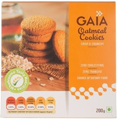 

GAIA Oatmeal Cookies(200 g, Box, Pack of 3)
