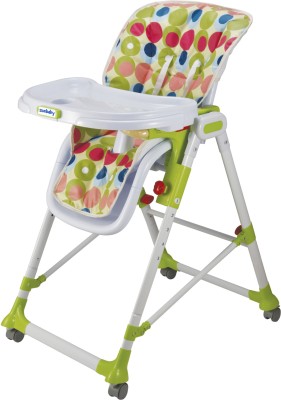 

Sunbaby New Deluxe High Chair Polka(Multicolor)