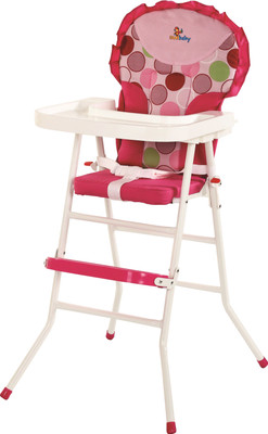

Sunbaby High Chair(White,Pink)