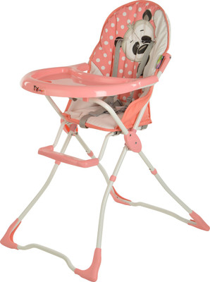 

Toy House Baby High Chair-Panda(Pink)