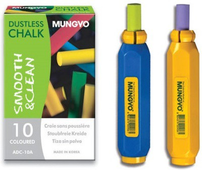 

Mungyo ADC-10A Multipurpose Dustless Chalk with Holder(100 Sticks)