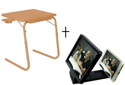 Tablemate TABLEMATE Adjustable Portable Folding Laptop Kid Study Mate With 3d screen enlarge Beige Changing Table available at flipkart for Rs.1448
