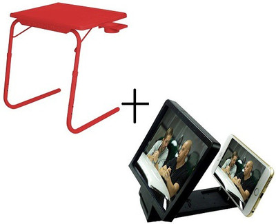 Tablemate TABLEMATE Adjustable Portable Folding Laptop Kid Study With 3d screen enlarge Red Changing Table available at flipkart for Rs.1448