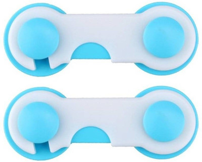 

Kawachi Plastic Child Safety Door Lever(Blue, White)