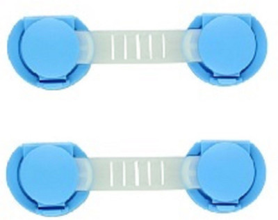 

ARRA Protection Doors Drawers Kids Infant Blue 2 Pcs Child Safety Strap Lock(Blue, White)