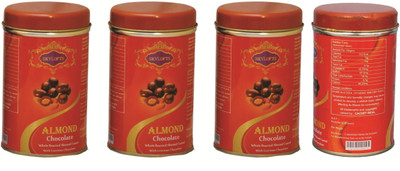 

Skylofts Almond Tin (Pack of 4) Chocolate Bars(400 g)