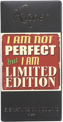 

Rage Not perfect but limited edition Chocolate Bars(90 g)