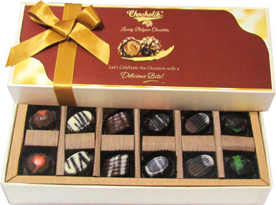 

Chocholik Abundance Love Box Belgium Chocolate Truffles(144 g)