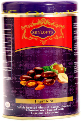 

Skylofts Fruit N Nut Tin Box with teddy, birthday card Chocolate Bars(100 g)
