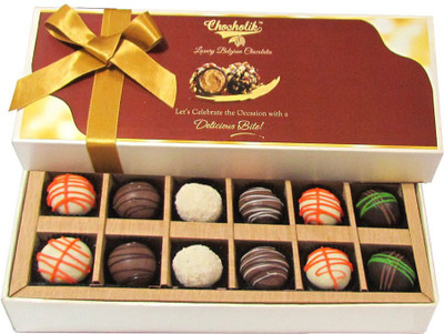 

Chocholik Mouthwatering Combination Of Belgium Chocolate Truffles(144 g)