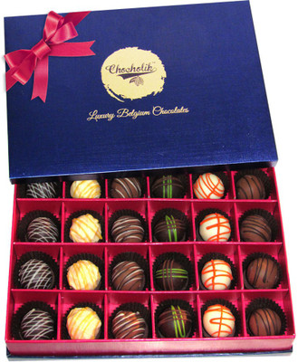 

Chocholik 24Pc Only For Love Chocolate Truffle Collection Chocolate Truffles(336 g)