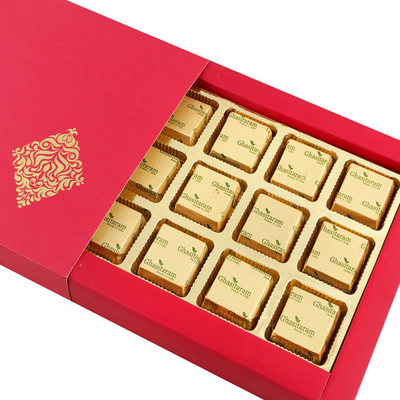 

Ghasitaram Gifts Pink Roasted Almond Box Chocolate Bars(Pack of 15, 225 g)