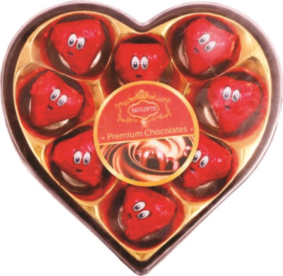 

Skylofts Romantic Heart Box with a cute teddy Chocolate Bars(105 g)