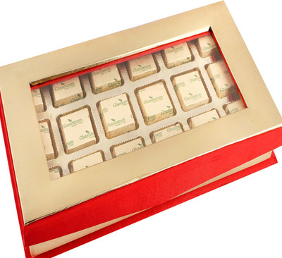 

Ghasitaram Gifts Gold Assorted Box Chocolate Bars(Pack of 18, 270 g)
