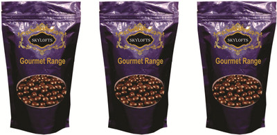 

Skylofts Luscious Covered Nut Butterscotch, Blueberry & Roasted Almonds Pouches Chocolate Bars(Pack of 3, 300 g)