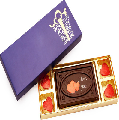 

Ghasitaram Gifts Valentine Celebration Box Small Chocolate Bars(Pack of 5, 130 g)