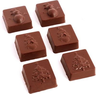 

Ghasitaram Gifts Christmas Chocolates Chocolate Bars(Pack of 6, 250 g)
