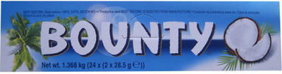 

Bounty 24 Pcs Chocolate Bars(1368 g)