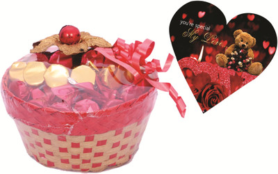 

Skylofts Lovely Gift Basket with love heart box Chocolate Bars(Pack of 2, 260 g)
