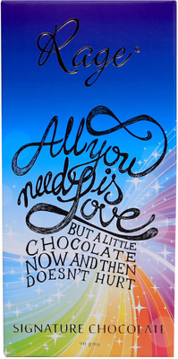 

Rage All you need is love! Chocolate Bars(90 g)