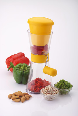 

Amiraj Chilly & Nut Cutter- Yellow Vegetable & Fruit Chopper(1 Vegetable Chopper)
