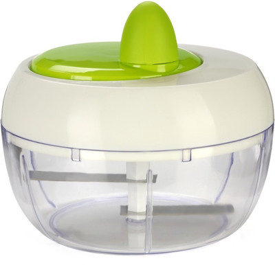 

Cosmosgalaxy Mini Food Chopper(1 Chopper Blades, 1 Non Slip Bowl), Green;white