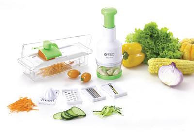 

Orbit Chopper & Grater Chopper(Chopping//Grating//Shredding//Garnishing//Slicing//Juicing), Green;white