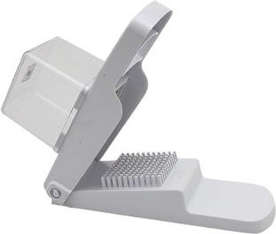 

Capital Kitchenware Multi Purpose Vegetable & Potato Cutter Chopper(1 Multi Purpose Vegetable & Potato Cutter, 1 ABC Container, 2 S.S Blades, 1 Cleaning Comb), White