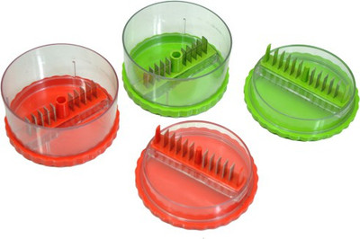 

Global Voice Garlic Multi crusher Dicer Chopper(2 Choppers), Green;red