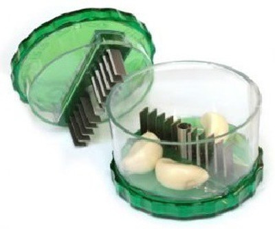 

Magnusdeal Peeler Garlic Pro Slicer Plastic Grater Chopper(1 Chopper), Green