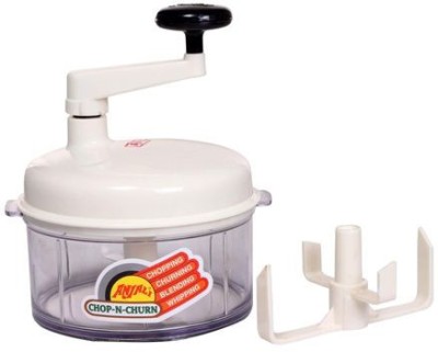 

Anjali Chop N Churn Popular Chopper(1 Pc Of Chopper, 1 Pc Of Accessories), White