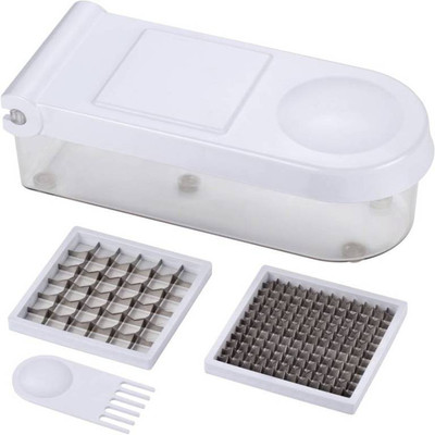 

Manoramaenterprises Veg & Fruit Chopper(1 Chopper), Clear