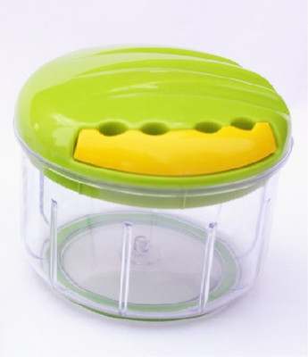 

ZALAK quick cutter Chopper(1 qucik cutter, 1 blade, 1 juicer plate), Green